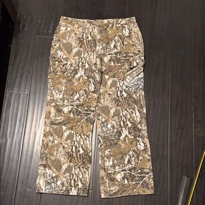 Pinkymoor Camouflage Wide Leg Cargo Jeans